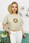 144769 Baskili Crop Tshirt